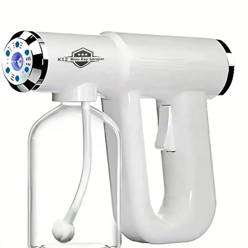 Nano Blue Light Sanitizer Spray Gun – USB Rechargeable Wireless Disinfectant Sprayer (300ml)