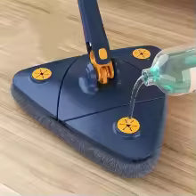 360° Triangle Spin Mop – Clean Corners, Floors & Hard-to-Reach Spots Effortlessly