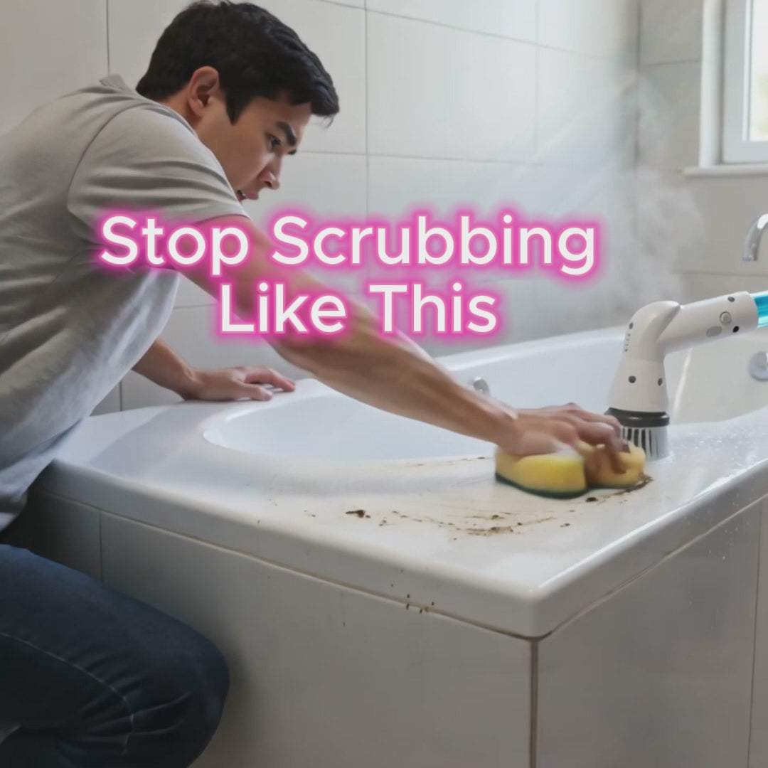 Powerful Spin Scrubber – Clean Faster With Less Effort